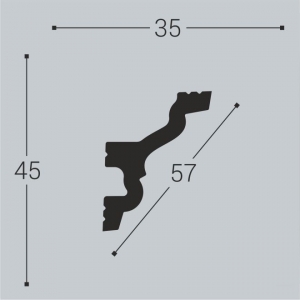 Карниз К7-45-35