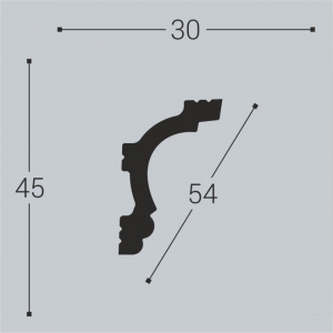 Карниз К8-45-30