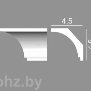 Kz-045 Потолочный плинтус (карниз) 4,5 см