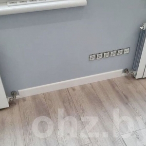 Плинтус M0901 в интерьере - подрезка до необходимой конфигурации
