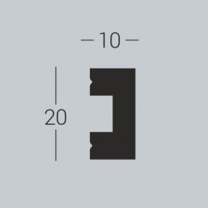 Размеры молдинга М19