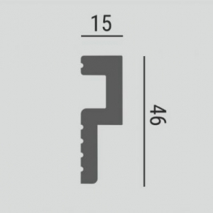 Молдинг М33, размеры