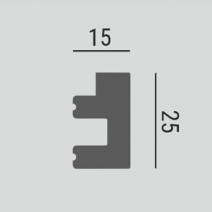 Молдинг М34, размеры