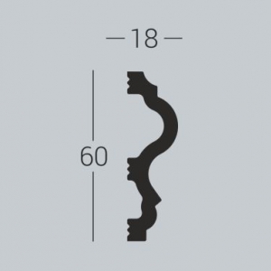 Молдинг М6 60/18