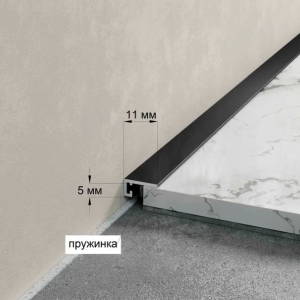 Микроплинтус Micro 11 mini черный