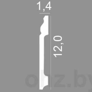 Размеры плинтуса Nz121