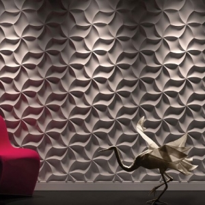 Оригами - гипсовые стеновые панели