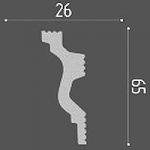 Размеры потолочного плинтуса П21