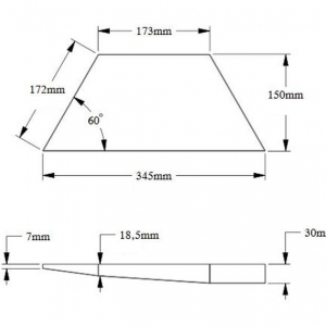 Размер панели W101