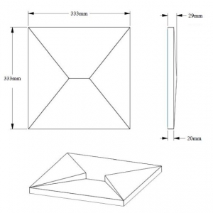 Размеры панели W106
