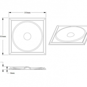 Размеры панели W122