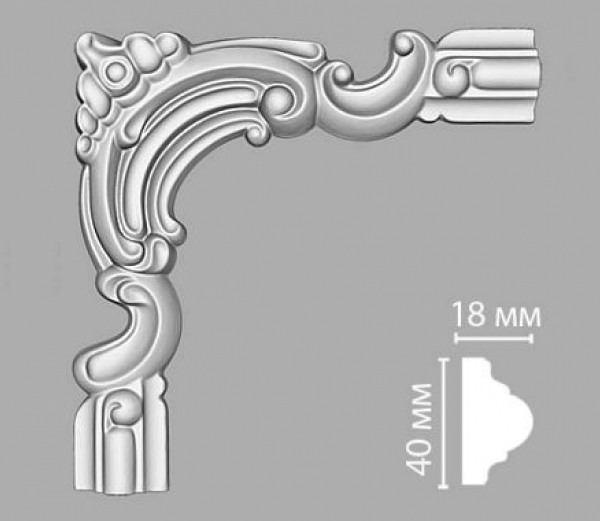 97010-6 угловой элемент Decomaster