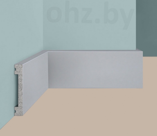 Плинтус с финишным покрытием 6,5 см