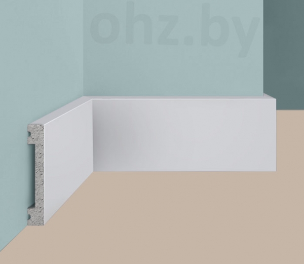 Плинтус с финишным покрытием 6,5 см