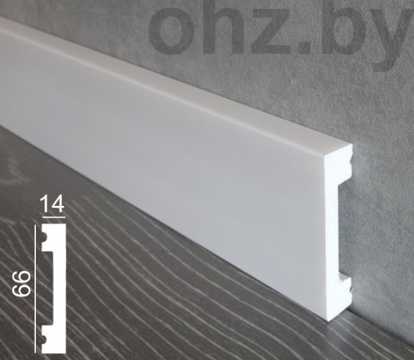 Плинтус Mz065 Плинтус Mz065 прямой из дюрополимера
